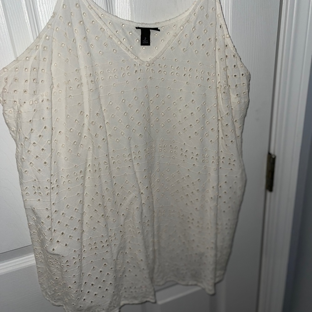 Torrid White Tank Size 2